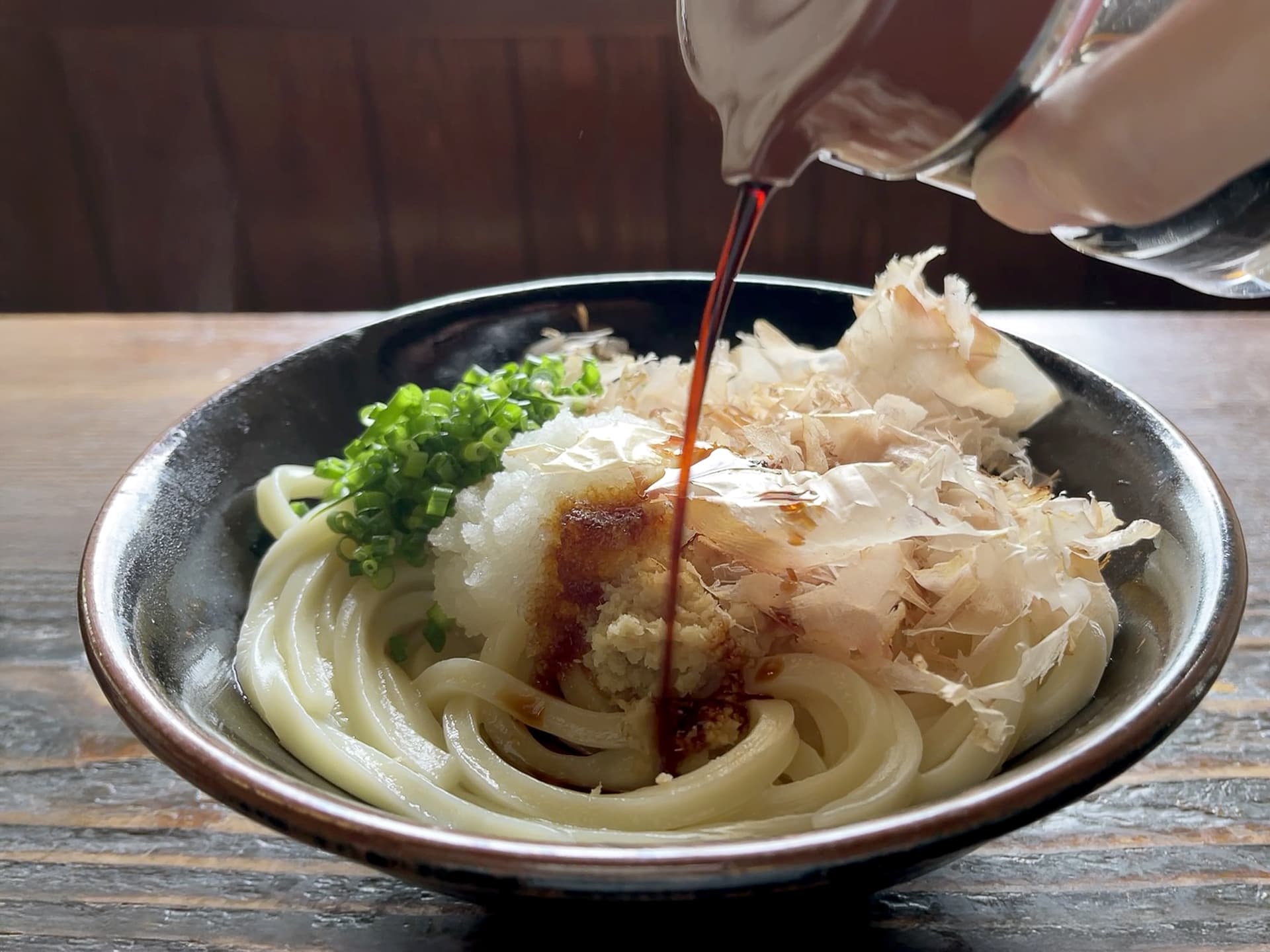 醤油うどん(香川県)の写真