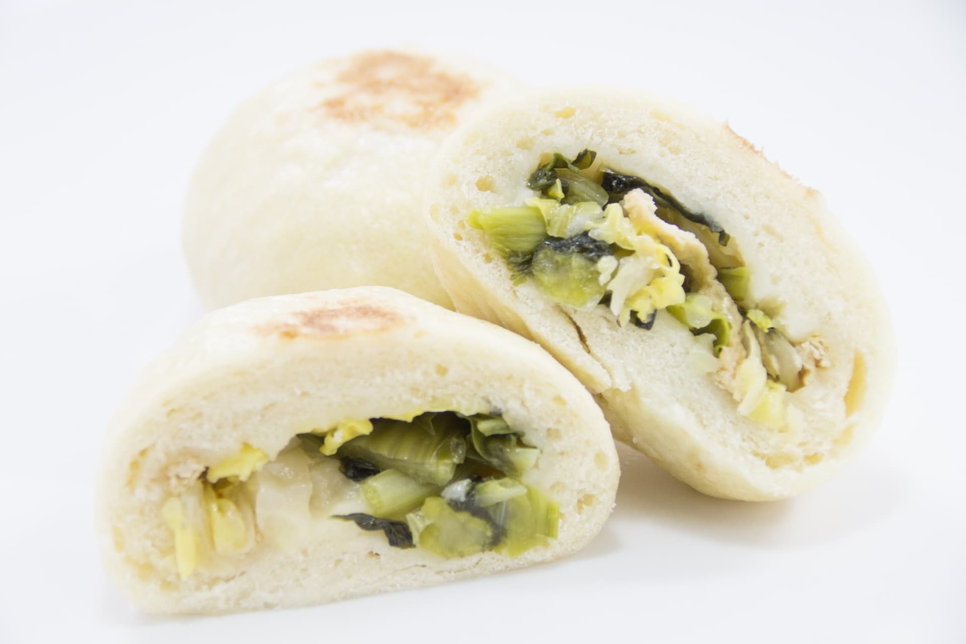 おやき(野沢菜)(長野県)の写真