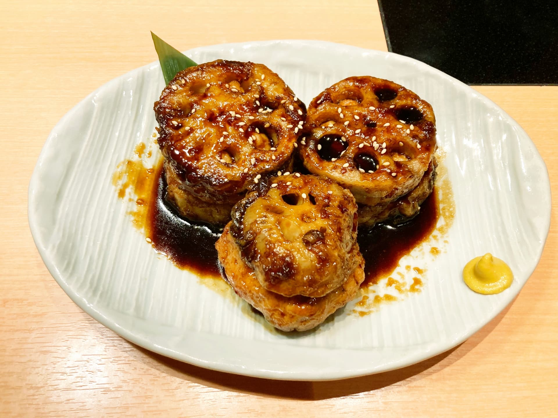 レンコンのはさみ揚げ(茨城県)の写真